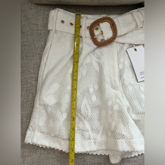 Hemant & Nandita Eyelet Belted Shorts - Picture 15 of 17